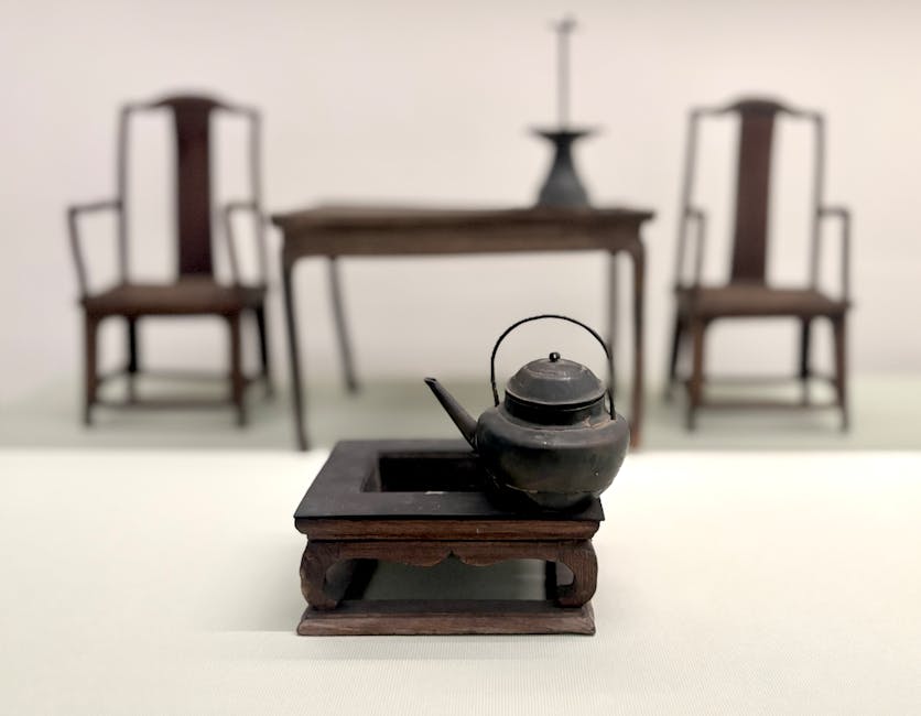 上海古玩市场茶具特写