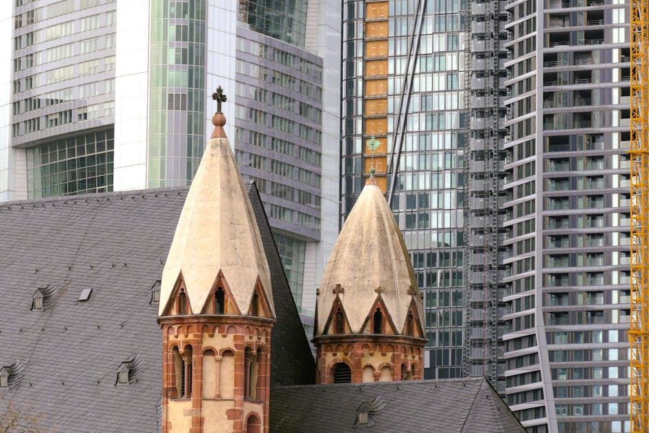 Shanghai Pudong skyline showing the contrast between old lanes and modern skyscrapers